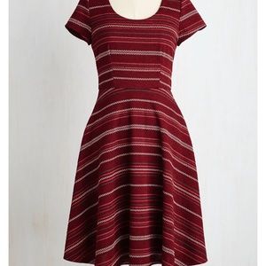 ModCloth Fall Embroidered Dress